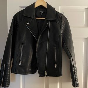 Topshop leather jacket